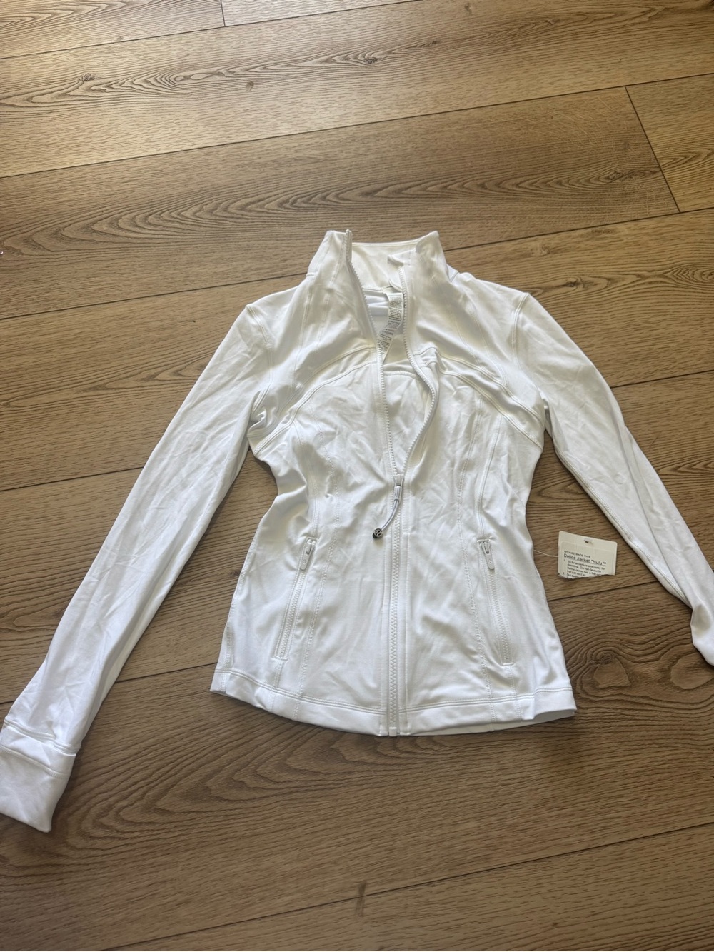 lululemon athletica White Zip-Up Women's Utility Jacket ** define jacket nulu**